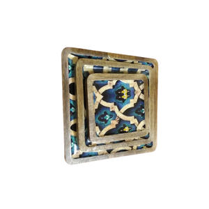 Mesa de comedor minimalista de lujo, plato para servir fruta, cuenco, contador de alimentos, café, té, aperitivos, calidad espacial, venta al por mayor - Product Image 5