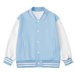 แจ็กเก็ตผ้าขนแกะ100% คอตตอนผ้าขนแกะธรรมดาออกแบบได้ตามที่ต้องการ - Product Image 1