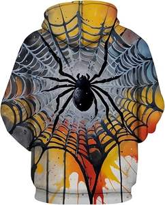 Sweat à capuche personnalisé de haute qualité impression par sublimation hommes hiver pull à capuche grandes poches 100% coton conçu pour les hommes - Product Image 3