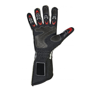 Guantes de carreras de dedo completo con logotipo personalizado para adultos jóvenes, piel de cabra transpirable, piel de ante, tela resistente al corte de fuego para deportes - Product Image 6