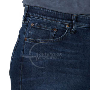 Short en jean décontracté pour hommes avec design de logo personnalisé de vente chaude durable et avec motif solide - Product Image 6