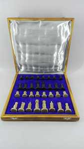 Juego de ajedrez de piedra hecho a mano, juego de mesa de madera de realeza ROUTE - Product Image 2