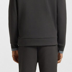 Tissu respirant et confortable pour un ajustement décontracté, sweat-shirt pour homme à prix d'usine, couleur unie, prix bas, dernier design, manches longues - Product Image 6