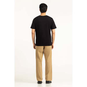 T-shirt de fitness pour homme 100% coton, coupe classique, style streetwear, motif uni, respirant, chemises personnalisées, numéro de modèle MN-TS-SS26-001-A - Product Image 5