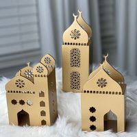 Arabie Saoudite Carte Trophée Décor De Table Islamique Fête Nationale Cadeau Ornement Moderne Base En Bois Conception En Métal Décoration Musulmane