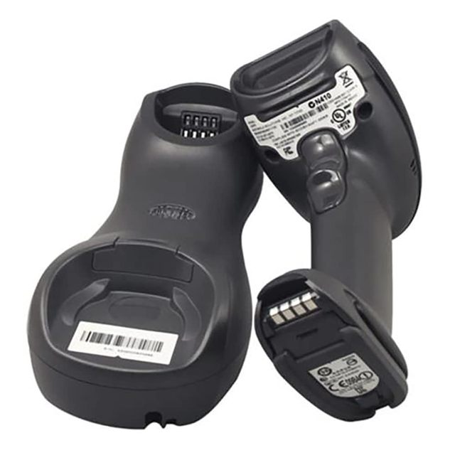 Zebra 1D Wireless Handheld Cordless Barcode Scanner for V2.1 CMOS Sensor 547 Scans/Second RS232/USB Interface 1-Year