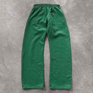 กางเกงวอร์มผ้าคอตตอนทรงขากว้างสำหรับผู้ชายกางเกงทรงตรงลายขวางขนาดใหญ่สำหรับผู้ชายเสื้อผ้าแนวสตรีท - Product Image 4