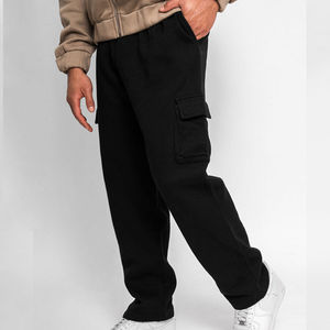 Pantalons de survêtement pour hommes de haute qualité pantalons de survêtement évasés décontractés avec cordon de serrage taille pantalons de survêtement évasés - Product Image 3