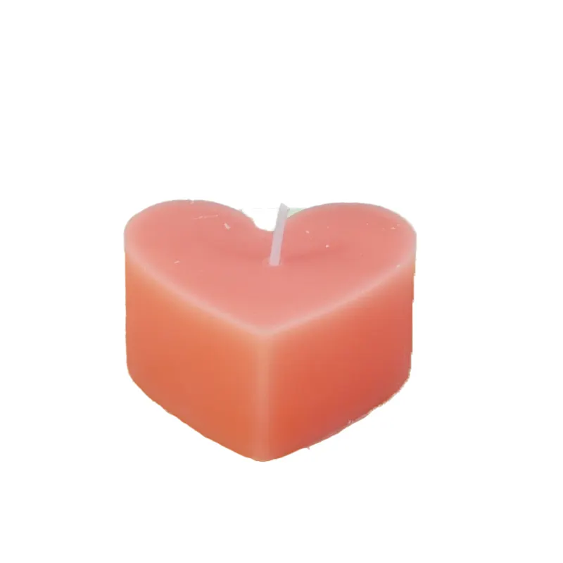 customizable high quality special different unique shape heart candle