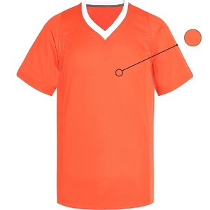 เสื้อฟุตบอลตาข่ายสีส้ม คุณภาพสูง ผลิตตามสั่ง ชุดฟุตบอลอเมริกัน เสื้อฟุตบอลอเมริกัน - Product Image 3