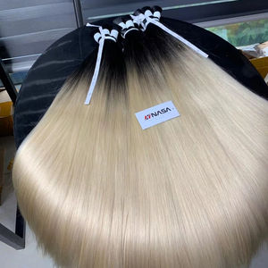 Ombre # 1B/613ผมต่อแบบดิบเวียดนาม60ซม. ขายส่งโรงงานสินค้าร้อน - Product Image 1