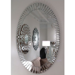 Espejo de Pared Decorativo para Interiores, Diseño de Hojas, Decoración Clásica y Moderna, Espejo con Múltiples Acabados - Product Image 4