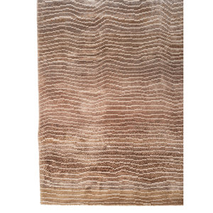 Alfombras Anudadas a Mano Zuri de Lana, Bambú y Seda, Color Marfil, 10 mm, Rectangulares, Abstractas, para el Hogar, Pasillo, Habitación, Técnicas Hechas a Mano - Product Image 4