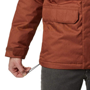 Chaqueta Parkas ajustada para hombre de fabricación profesional, ropa de lona de moda de invierno con cuello con capucha para uso en exteriores - Product Image 6