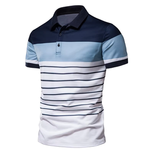 Polo homme, design personnalisé, vente en gros, polo de golf en sublimation pour homme, équipement d'origine, col à bande - Product Image 3