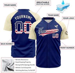 Camiseta de Béisbol de Poliéster Ligero Personalizada OEM ODM con Cuello en V para Verano, de Secado Rápido y Transpirable para Equipos Deportivos - Product Image 2