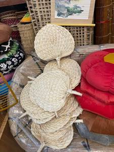 BEST SELLING Palm Leaf Handfan for Eco-friendly Events Tropical Theme Parties Hotel Decoration and Traditional Handmade <b>Souvenir</b> - Product Image 5