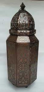 Lanterne décorative à bougie en métal de conception personnalisée en fil de fer en métal de vente élevée pour la décoration d'éclairage de maison et de mariage - Product Image 6