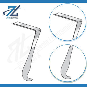 Lame de rétracteur Doyen de haute qualité, manuelle, 95 mm x 27 mm, en acier inoxydable chirurgical, certifiée CE, fabricant d'instruments au Pakistan - Product Image 3