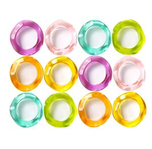 Ensemble d'anneaux de serviette en résine de qualité supérieure, ivoire, écologique, moderne, élégant, porte-serviettes, prix de gros en Inde - Product Image 4