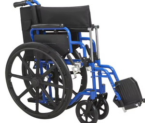 ที่พักเท้าแบบถอดออกได้พับได้สำหรับผู้ป่วยผู้ใหญ่รถเข็นทางการแพทย์แบบพับขึ้นที่เท้าแขน - Product Image 1