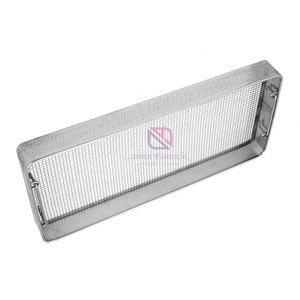 Panier à instruments chirurgicaux en acier inoxydable de haute qualité, économique, durable, à base de fil, perforé sur les côtés, fiable, à commande manuelle - Product Image 6