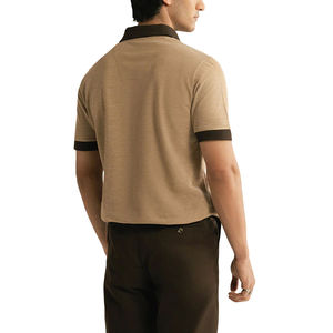 Camisas de Golf de Alta Calidad con Logotipo Personalizado, Estilo Formal de Negocios, de Lujo, de Manga Corta, Secado Rápido, Transpirables, de Punto, para Hombre - Product Image 3