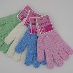 MIA MED Toalla de esponja de malla suave Guantes de ducha de baño amigables con la piel Esponjas de esponja de baño corporal en bolsa de estilo simple - Product Image 4