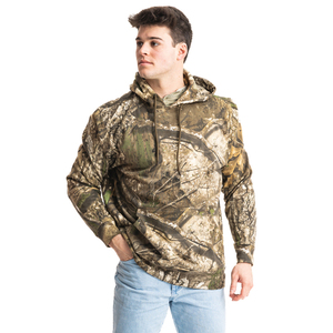 Pull pour l'hiver, motif camouflage, logo et design personnalisés, sweat-shirt de chasse léger pour homme, imprimé numérique sur toute la surface, imperméable - Product Image 1