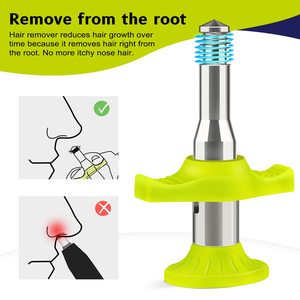 Tondeuse à poils de nez portable en acier inoxydable, tondeuse manuelle pour les poils des oreilles pour hommes, alimentation USB/électrique/à piles, usage domestique - Product Image 4