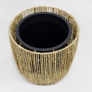 Jardinera Grande Multifuncional Decorativa de Artesanía en Jacinto de Agua y Pasto Marino Natural Ecológico de la Fábrica Artex Dong Thap - Product Image 6