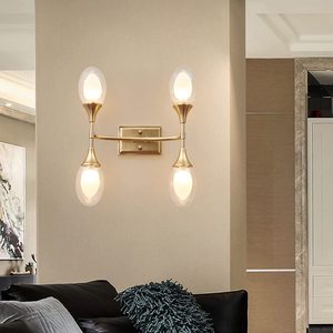 Lampe murale intérieure de haute qualité Double ampoule applique salle de bain luminaires lampe d'éclairage de luxe - Product Image 5