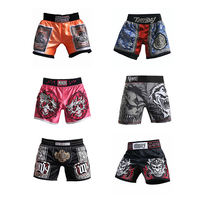 Service OEM en gros, shorts de compression personnalisés en toile de coton/élasthanne, solides, décontractés, pour UFC, kickboxing, MMA, sublimation personnalisée pour hommes