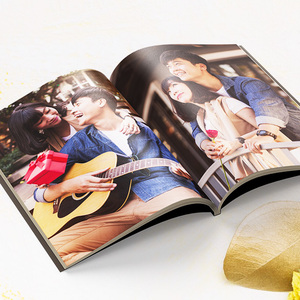 Album photo de mariage avec logo personnalisé, couverture en papier, intérieur en plastique - Product Image 4