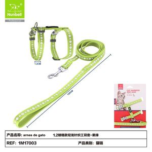 Nylon Cat Vest <b>Harness</b> Comfortable Pet <b>Harnesses</b> - Product Image 3