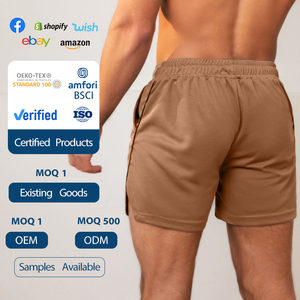 Pantalones cortos deportivos de verano con logotipo personalizado para hombre, pantalones deportivos informales de secado rápido de tres cuartos, pantalones deportivos para maratón, correr, LICRA fino, envío DDP - Product Image 5