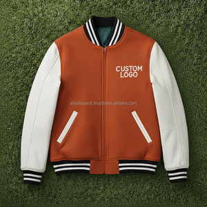 Vestes bomber universitaires à logo personnalisé très vendues, à revers rabattu, réversibles, respirantes, pour femmes - Product Image 5