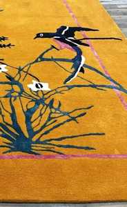 พรมปูพื้นขนสัตว์ทอมือคุณภาพระดับพรีเมี่ยมใหม่ดีไซน์แอบสแตรกต์ทำมือปรับแต่งเองได้ - Product Image 6