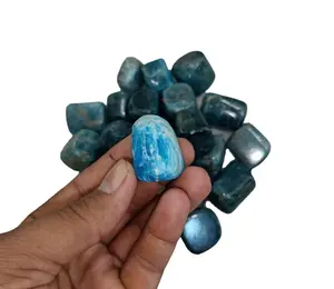 Alta qualidade natural cura cristal azul apetite caído pedras para casa ou mesa decoração ou terapia de cura ou atacado