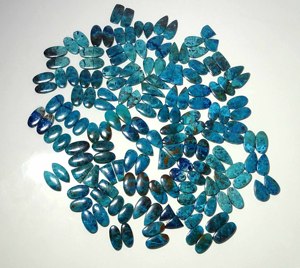 Par suelto de piedras preciosas de cabujón de cuarzo Shattuckite Natural de alta calidad para la fabricación de joyas, suministro al por mayor de precio superior - Product Image 2