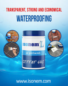 ISONEM ONE COMPONENT Revestimiento líquido impermeabilizante listo para usar de acrílico transparente a base de agua económico para todas las superficies - Product Image 3