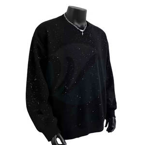 Sudaderas con diamantes de imitación para hombre de alta calidad superventas sudaderas básicas de secado rápido con diamantes de imitación para hombre - Product Image 3
