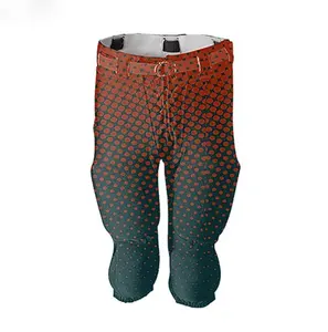 ชุดเครื่องแบบอเมริกันฟุตบอลของผู้ชายชุดสีทึบระบายอากาศได้ดีแขนสั้นที่ทนทาน - Product Image 6