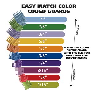 Kit de Corte de Cabello Profesional Color Pro, 29.59 Onzas, Cuchilla de Acero Inoxidable, Eléctrico, Incluye Accesorios Adicionales, Azul - Product Image 1