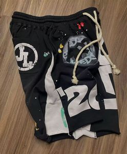 Pantalones cortos deportivos para correr vintage personalizados, lavado ácido, verano, algodón lavado, forro polar, patrón sólido, estilo informal - Product Image 6
