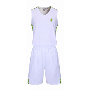 Ensemble complet d'uniformes de basket-ball officiels pour hommes, avec maillot et short respirants, vêtements de sport légers et durables, parfaits pour l'équipe - Product Image 1