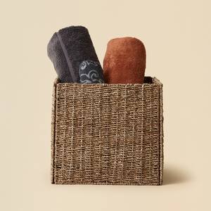 Meilleure vente de cube de stockage d'herbe de mer pliable tissé à la main organisateur de cuisine conteneur de stockage en gros du Vietnam - Product Image 2