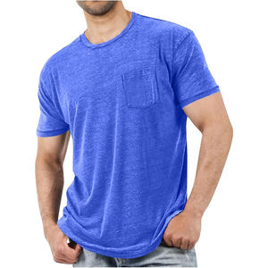 T-shirts en coton 100% écologiques imprimés sur mesure en gros, commande en gros, votre propre design, service OEM, anti-rétrécissement - Product Image 1