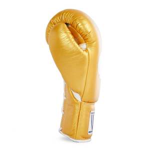 Concurso hecho a medida de alta calidad con cordones, guantes de combate de boxeo ganadores de oro, cuero Original 100%, haga PROPIA su marca - Product Image 4