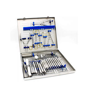 Kit de herramientas de cirugía oral de ortodoncia de acero inoxidable, instrumentos quirúrgicos dentales (aprobados por la CE), 33 Uds. - Product Image 1